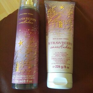 Strawberry snowflake bath an body works